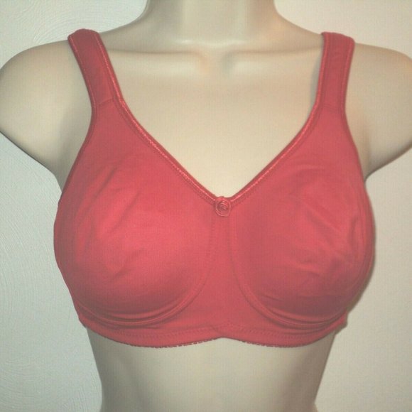 ABC Mastectomy Bra 34B Red Ferrari #505 No Wires - Picture 1 of 3